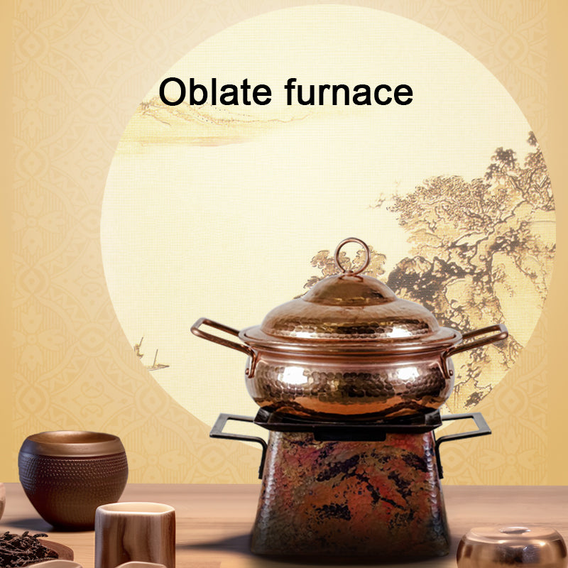Horno oblato de cobre hecho a mano