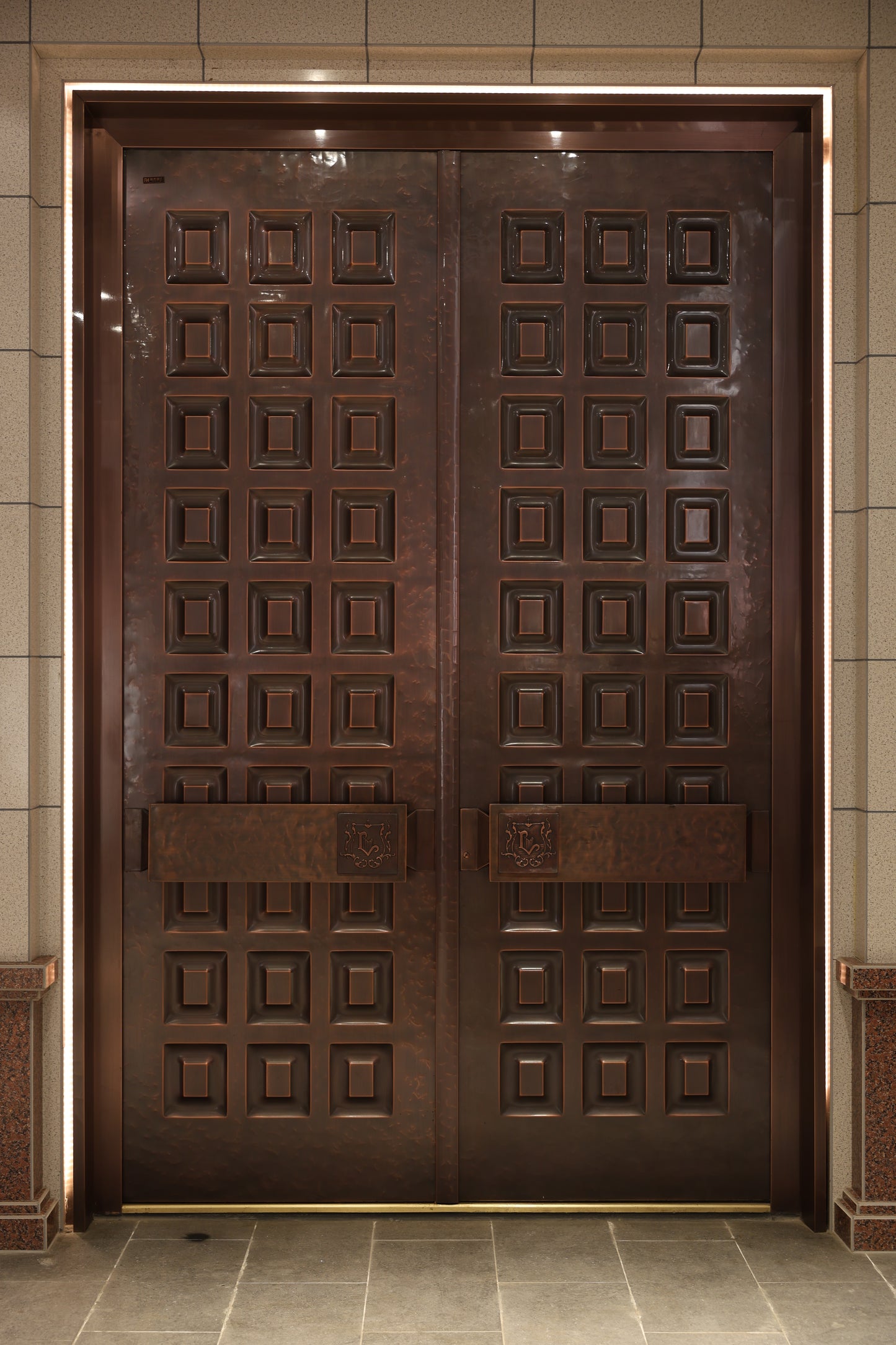 Deju Fuying copper door