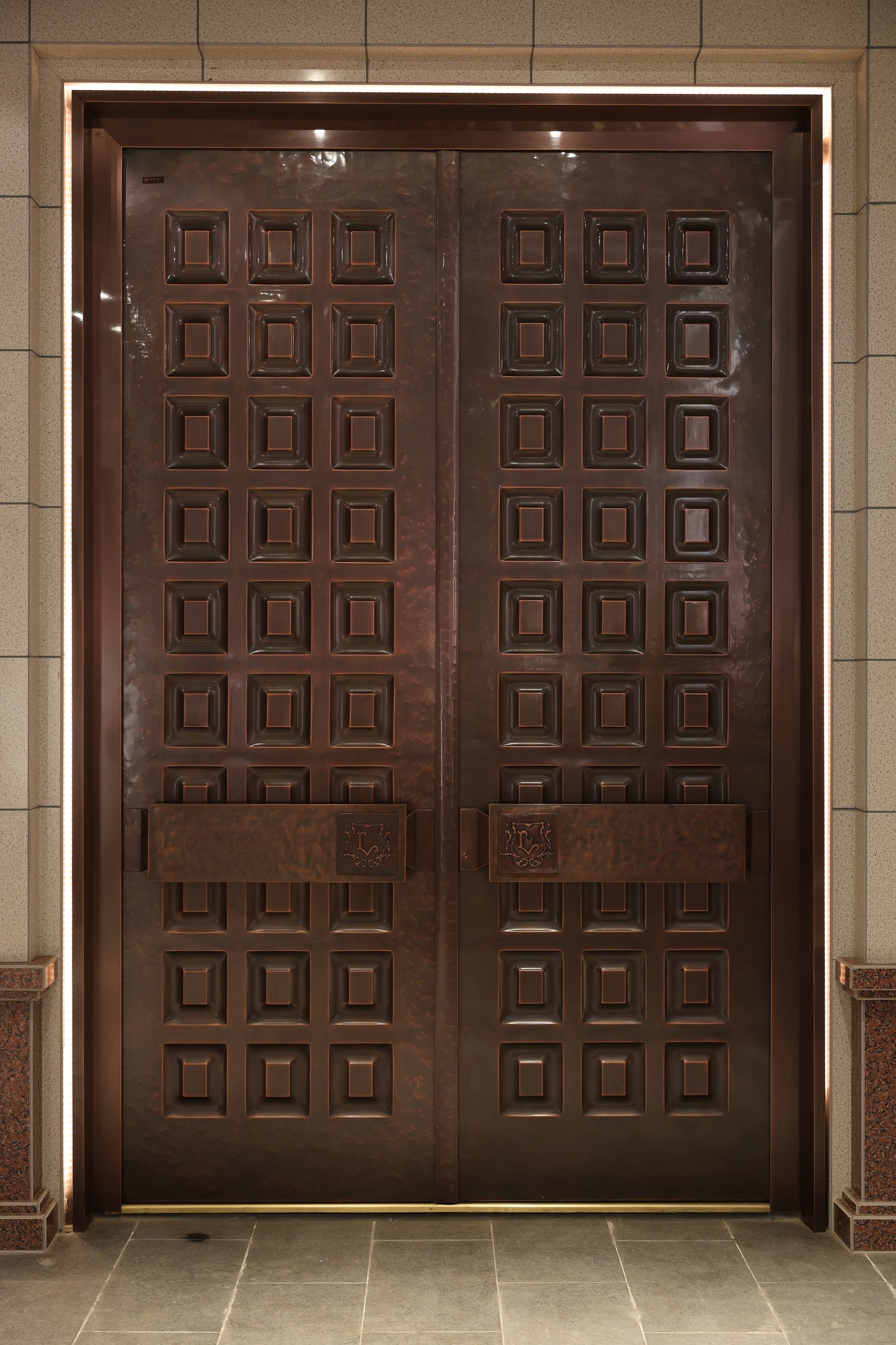 Deju Fuying copper door