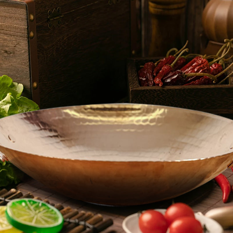 Olla caliente individual hecha a mano de cobre, olla de inducción, olla caliente pequeña de cobre, olla caliente pequeña para el hogar