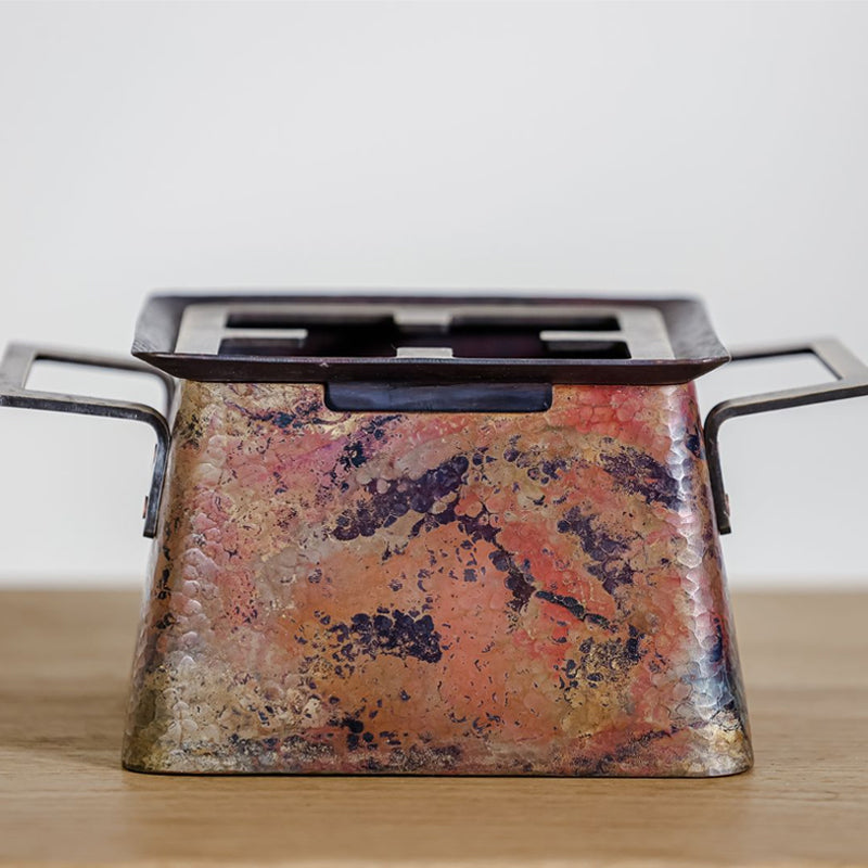 Horno oblato de cobre hecho a mano