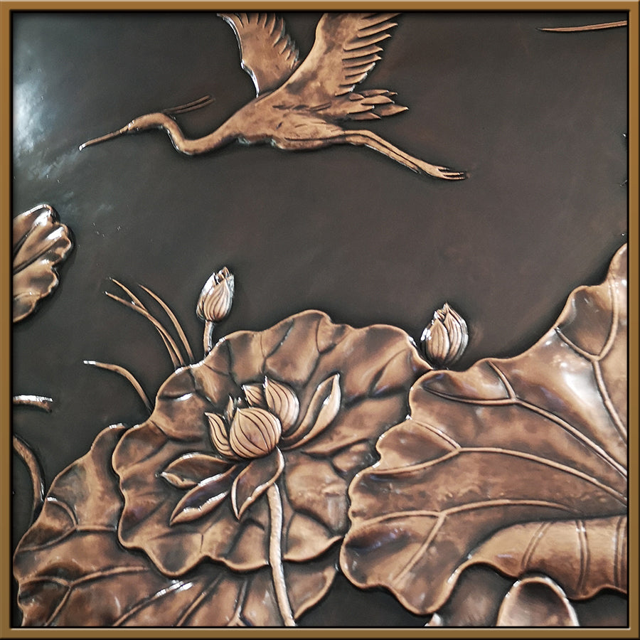 Plaque de bénédiction familiale traditionnelle chinoise vintage