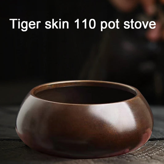 Incense burner tiger skinned 110 pot stove furnace handmade