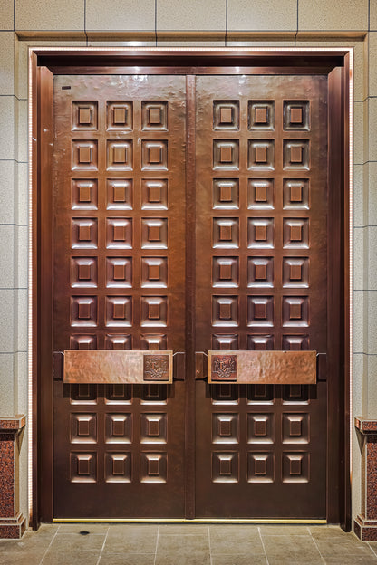 Deju Fuying copper door