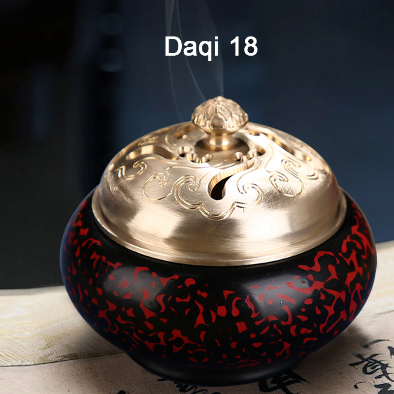 Daqi 13/14/18/20 Handmade brass incense burner