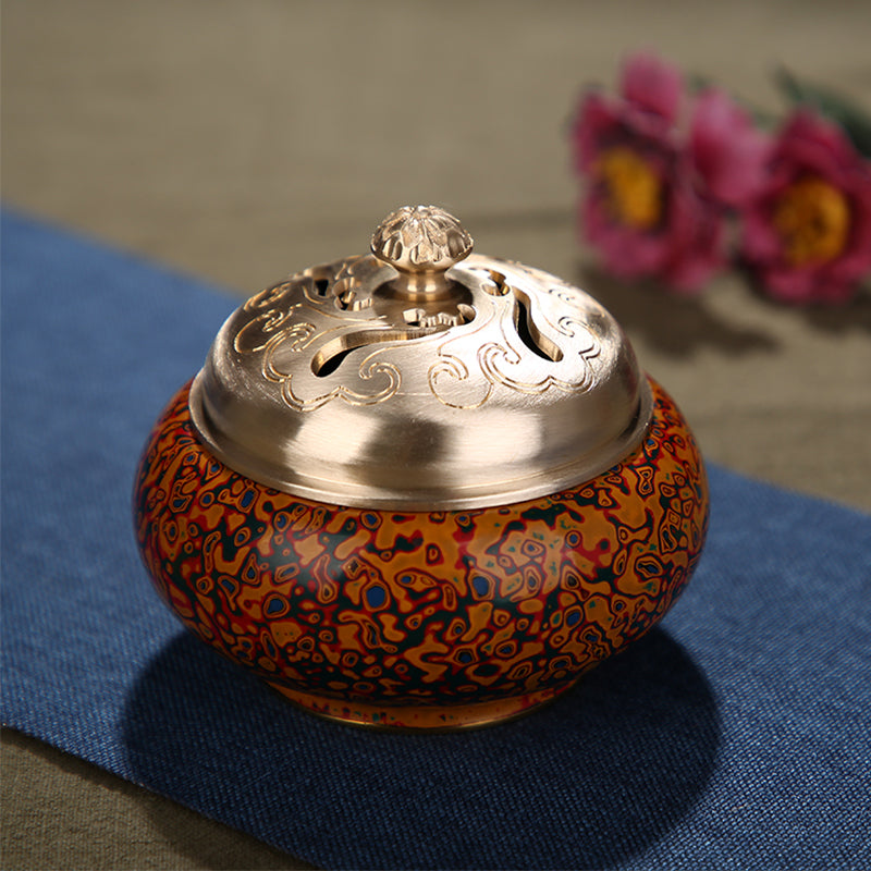 Daqi 13/14/18/20 Handmade brass incense burner