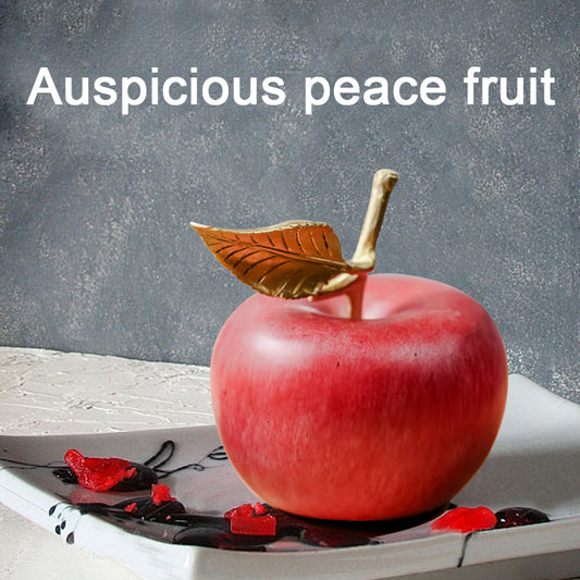 Auspicious peace fruit apple shaped Ornaments