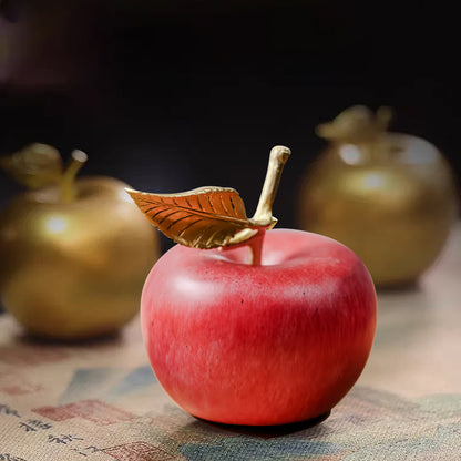 Auspicious peace fruit apple shaped Ornaments