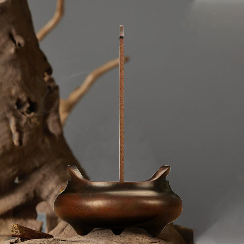 Yilan mini stove Handmade Household Copper incense burner for Stick or non-sticky Incense