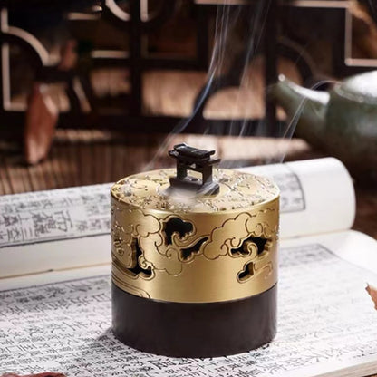 Rise in clouds Handmade brass incense burner