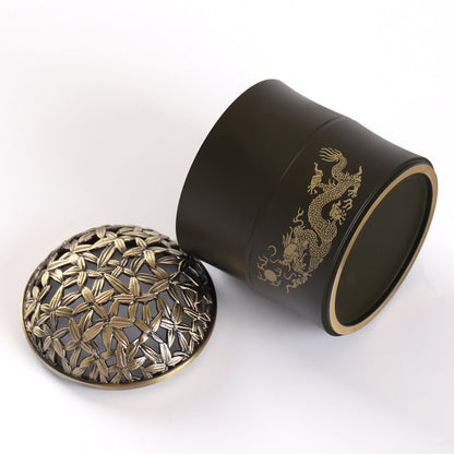 Selected brass incense burner with Dragon pattern