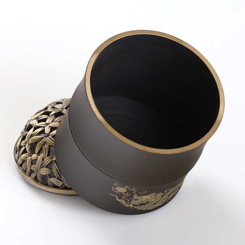 Selected brass incense burner with Dragon pattern