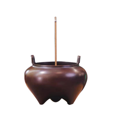 Handmade Household Copper stove incense burner Apple shaped