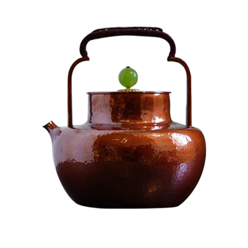 lamppot hand-forged intangible cultural heritage integrated kettle pure copper teapot copper retro kettle