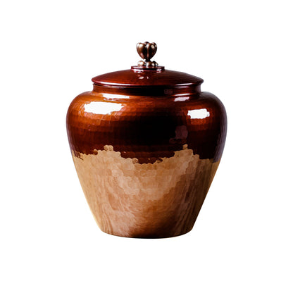 Handmade Copper Large 2L Tea Canister
