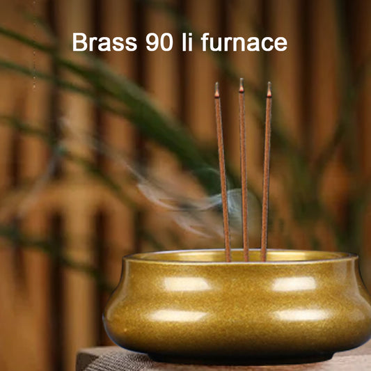 Brass 90 li furnace Handmade brass incense burner