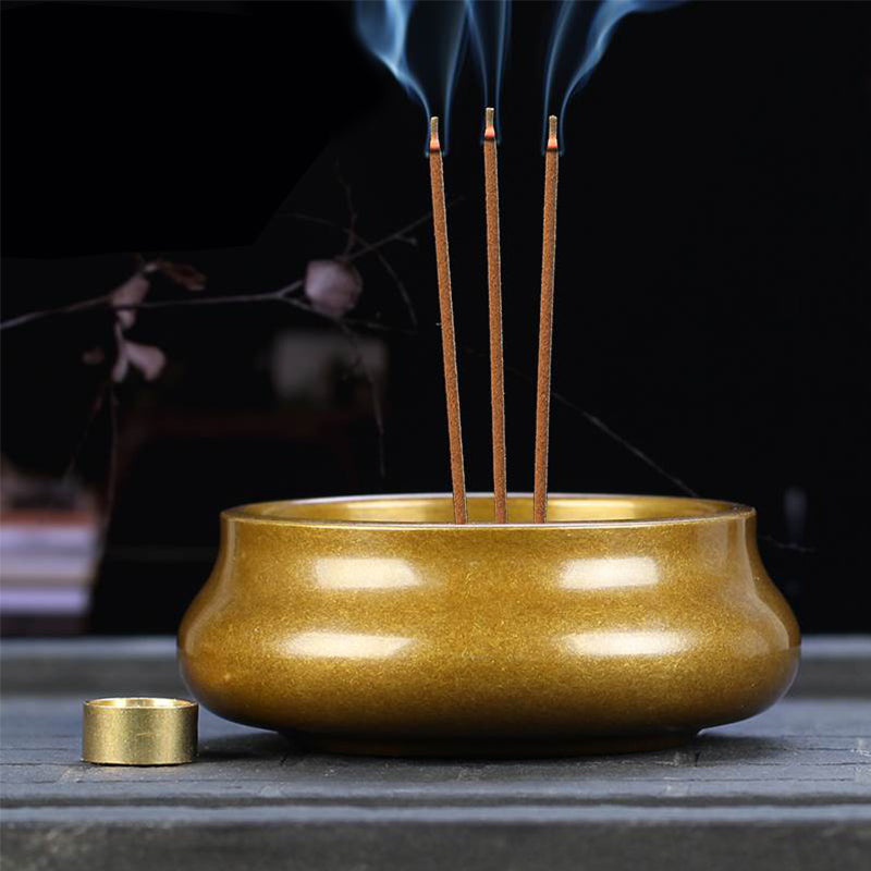 Brass 90 li furnace Handmade brass incense burner