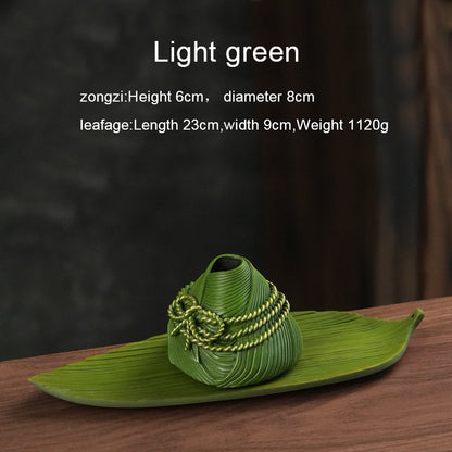 Zongzi shaped Handmade copper incense burner