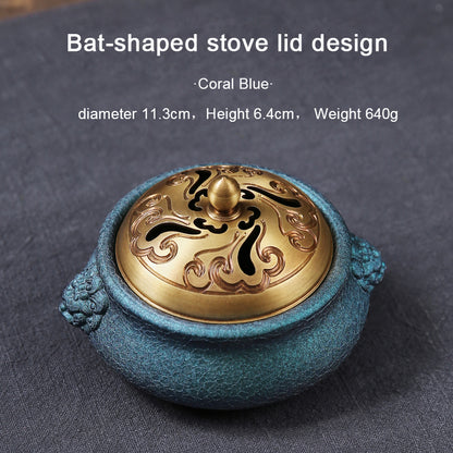 Color changing lion incense burner